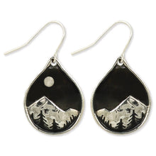 Load image into Gallery viewer, Pinetop Panorama Enamel Mountains Earrings