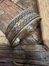 Load image into Gallery viewer, Vintage Sterling Cuff