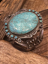 Load image into Gallery viewer, Vintage Fred Harvey Era Turquoise Cuff