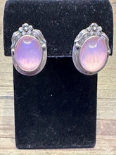Load image into Gallery viewer, Vintage Pink Opal Earrings