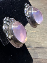 Load image into Gallery viewer, Vintage Pink Opal Earrings