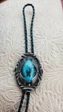 Load image into Gallery viewer, Vintage Turquoise Bolo Tie