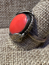 Load image into Gallery viewer, Vintage Red Coral Ring