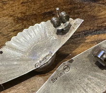 Load image into Gallery viewer, Vintage Turquoise with beaded dangle Earrings