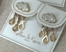 Load image into Gallery viewer, 3-D Front Back Earrings