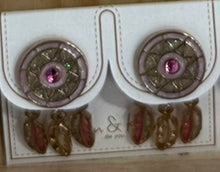 Load image into Gallery viewer, 3-D Front Back Earrings