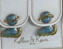 Load image into Gallery viewer, 3-D Front Back Earrings