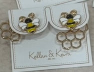 Load image into Gallery viewer, 3-D Front Back Earrings