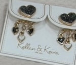 Load image into Gallery viewer, 3-D Front Back Earrings