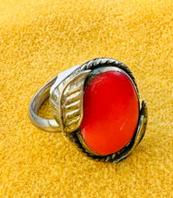 Load image into Gallery viewer, Vintage Red Coral Ring