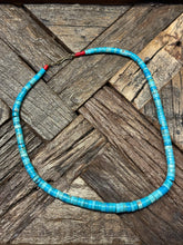 Load image into Gallery viewer, Vintage Turquoise Heishi Necklace