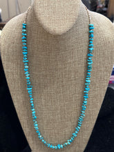 Load image into Gallery viewer, Vintage Turquoise Nugget Heishi Necklace