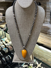 Load image into Gallery viewer, Vintage Butterscotch Amber Navajo Pearl Necklace