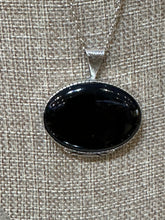 Load image into Gallery viewer, Vintage Black Onyx Pendant