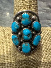 Load image into Gallery viewer, Vintage Turquoise Nugget Ring