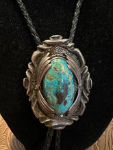 Load image into Gallery viewer, Vintage Turquoise Bolo Tie