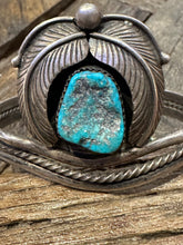 Load image into Gallery viewer, Vintage Turquoise Shadowbox Cuff