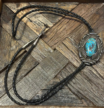 Load image into Gallery viewer, Vintage Turquoise Bolo Tie
