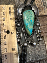 Load image into Gallery viewer, Vintage Turquoise Sterling Bolo