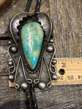 Load image into Gallery viewer, Vintage Turquoise Sterling Bolo