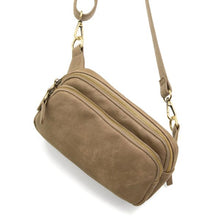 Load image into Gallery viewer, Kylie Double Zip Sling Bag