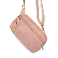 Load image into Gallery viewer, Kylie Double Zip Sling Bag