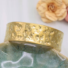 Load image into Gallery viewer, Forged From Gold Textured Cuff Bracelet