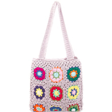 Load image into Gallery viewer, FASHION EMBROIDERED FLOWER PATTERN TOTE BAG