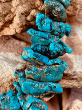 Load image into Gallery viewer, Natural Turquoise Chunky Nugget necklace