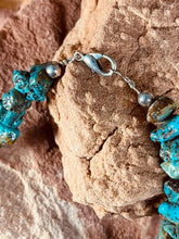 Load image into Gallery viewer, Natural Turquoise Chunky Nugget necklace