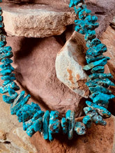Load image into Gallery viewer, Natural Turquoise Chunky Nugget necklace