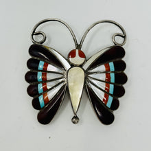 Load image into Gallery viewer, Zuni Butterfly Pin and/or Pendant