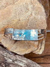 Load image into Gallery viewer, Vintage Navajo Snake Eyes Sterling Silver Cuff