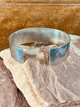 Load image into Gallery viewer, Navajo Sterling Silver Medicine Bear Storyteller Cuff Bracelet