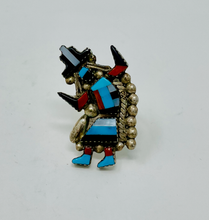 Load image into Gallery viewer, Vintage Zuni Rainbow Man Ring