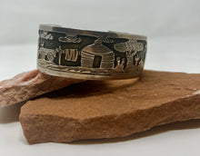 Load image into Gallery viewer, Wide Storyteller Cuff - Antique