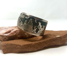 Load image into Gallery viewer, Wide Storyteller Cuff - Antique
