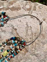 Load image into Gallery viewer, Braided 34" rope.  This necklace is knotted and with the ample length, is easy to slip on over your head.