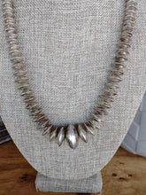 Load image into Gallery viewer, Navajo Pearls Bauble Necklace, 20.5" length, graduated beads from 2.5 cm to .5 cm