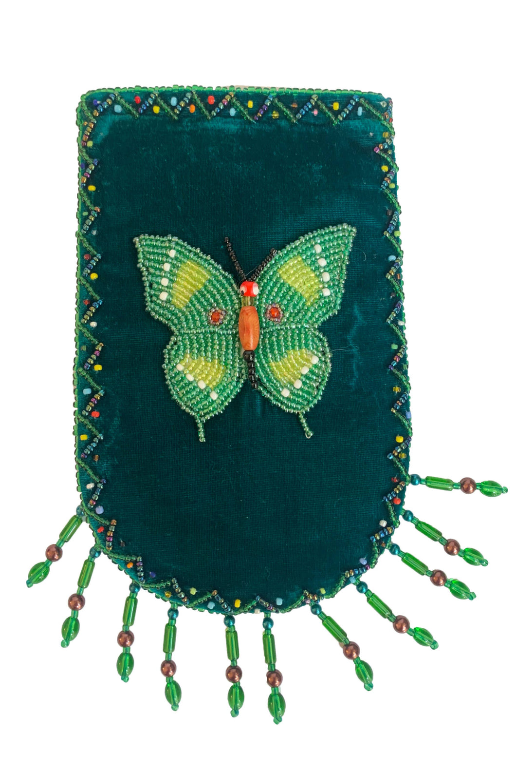Butterfly Pattern Velvet Crossbody Bags: Random Color