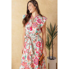 Load image into Gallery viewer, A Printed Woven Midi Dress
