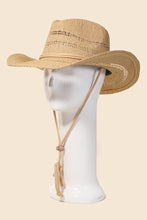 Load image into Gallery viewer, Straw Weave Cowboy Hat
