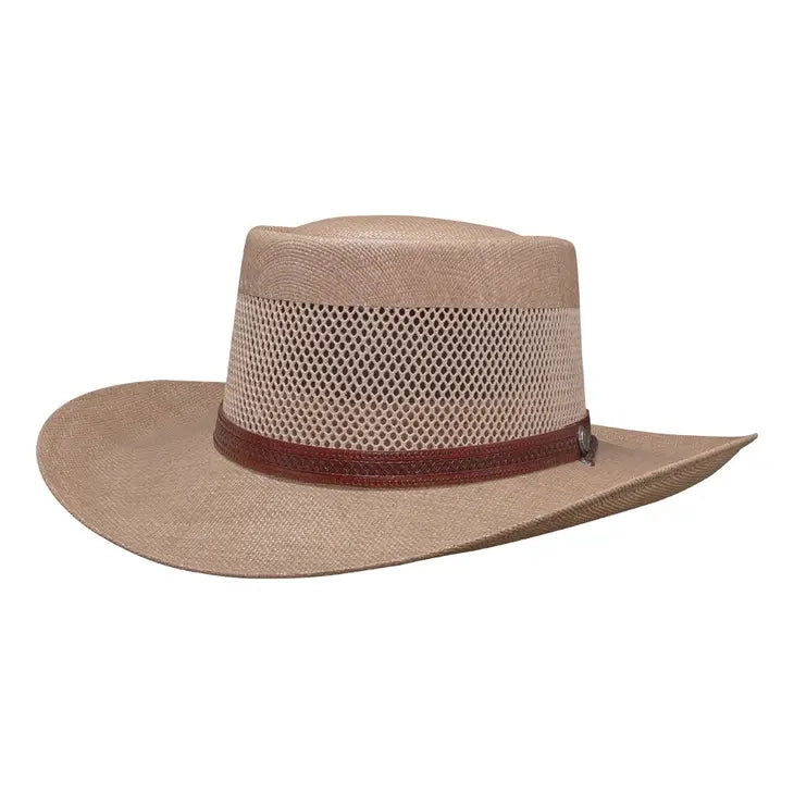 Madrid - Mens Straw Gambler Hat