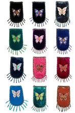 Load image into Gallery viewer, Butterfly Pattern Velvet Crossbody Bags: Random Color
