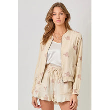 Load image into Gallery viewer, Embroidery Bomber Jacket
