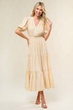 Load image into Gallery viewer, A striped woven midi dress
