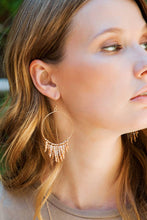 Load image into Gallery viewer, Beaded Tassel And Ring Earrings
