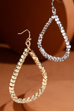 Load image into Gallery viewer, Pave Cubic Beaded Teardrop Earrings
