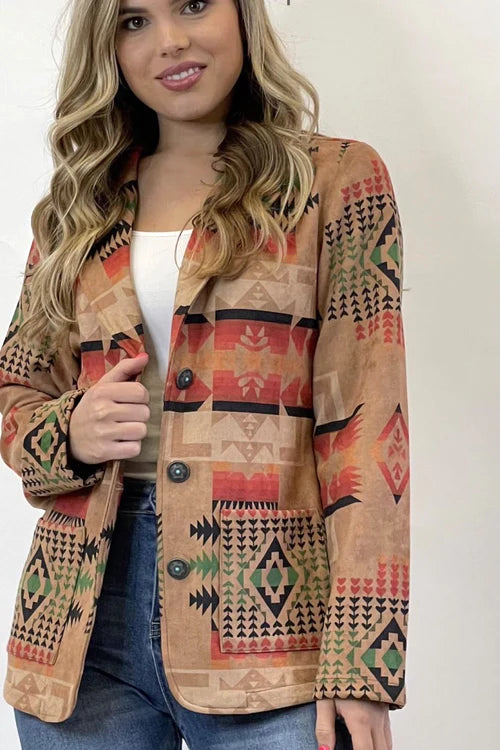 Southwestern Jacket with Concho Buttons