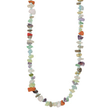 Load image into Gallery viewer, River Rocks Pale Stone Chip Bead necklace
